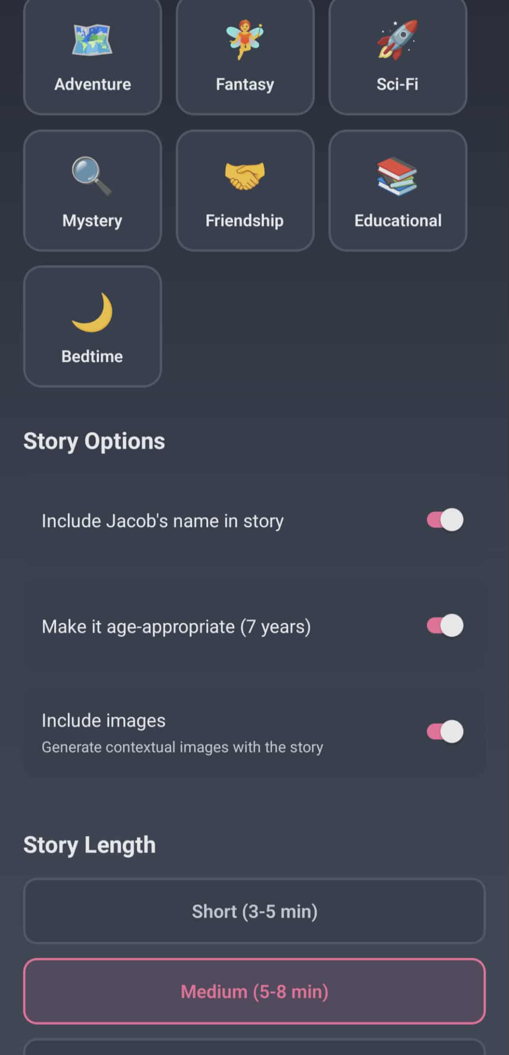 AI-Generated Stories