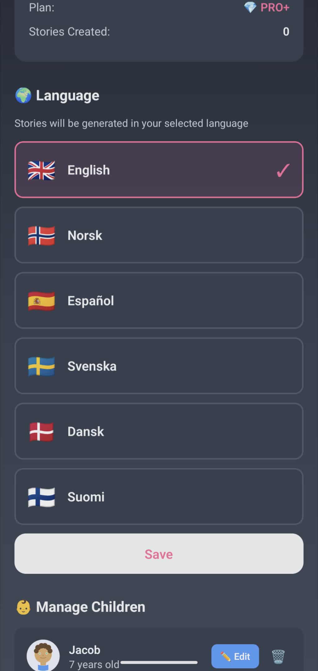 6 Languages Supported